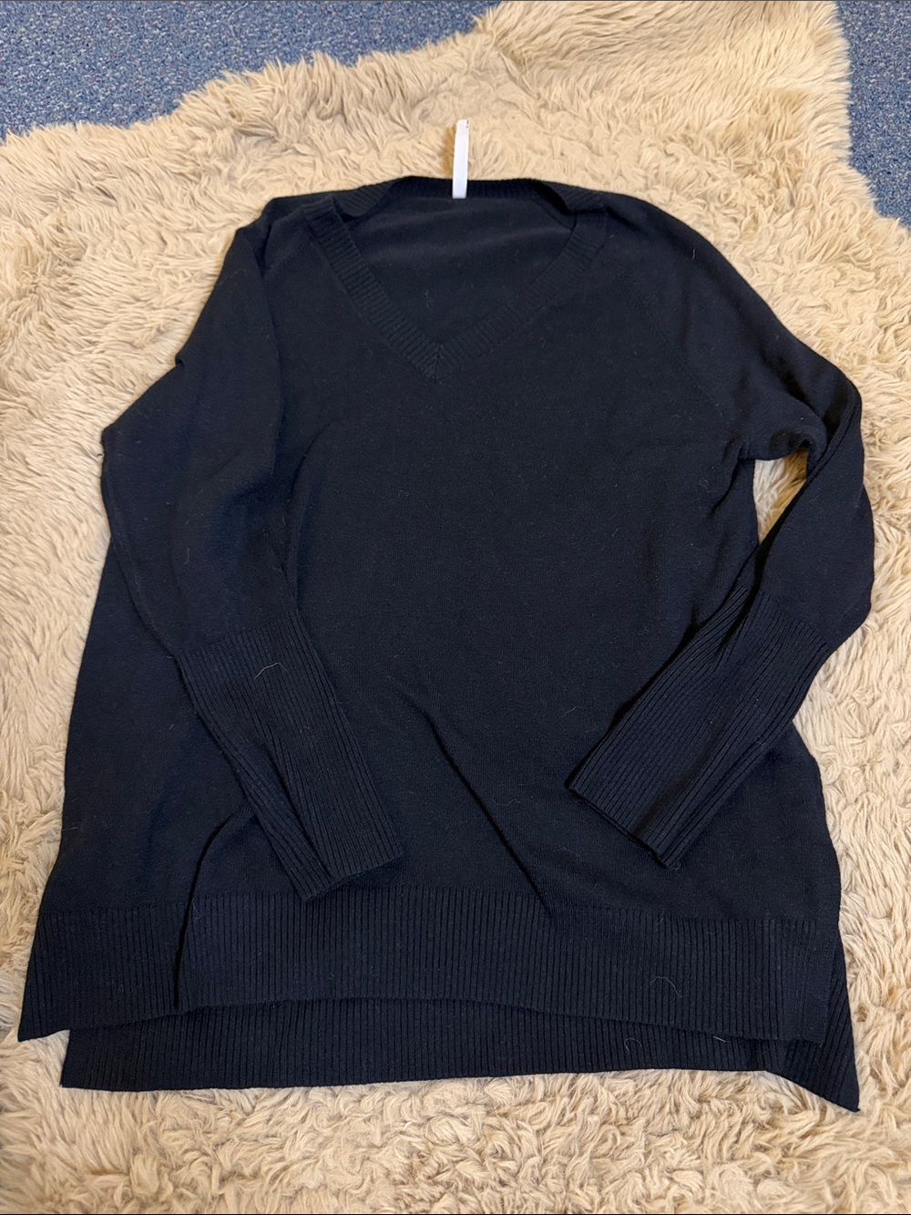 Soma Women's Black V-Neck Knit Sweater